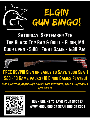 Event Elgin Gun Bingo