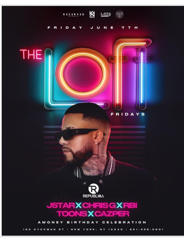 Event The Loft Fridays Puerto Rican Day Parade Weekend At Repulica Rooftop
