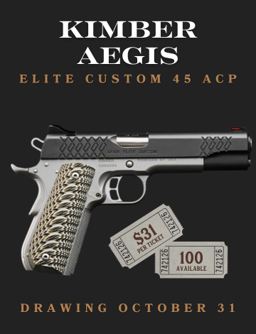 Event MSDU Kimber Aegis Elite Custom 45 ACP Online Raffle