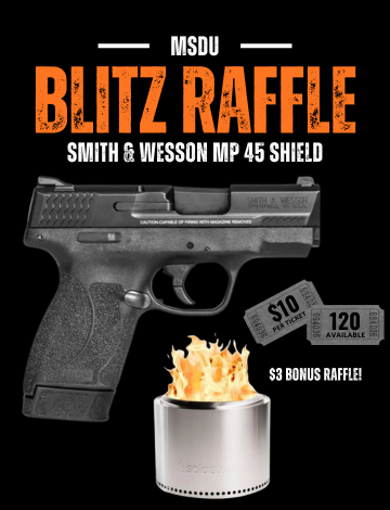 Event MSDU Smith and Wesson Blitz Raffle 