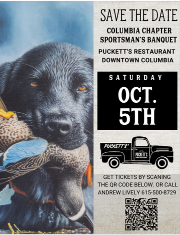 Event Duck River Annual Sportsman's Dinner & Auction