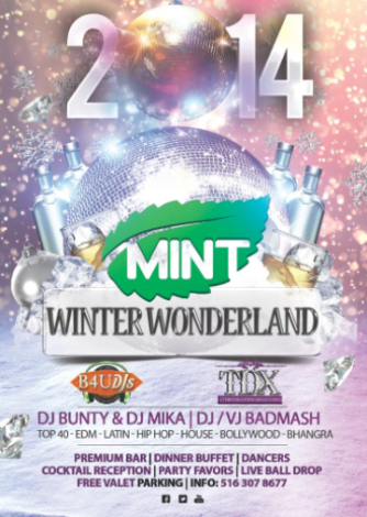 Event Winter Wonderland New Year Eve 2014 at MINT LI