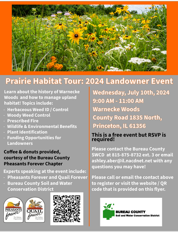 Event Prairie Habitat Tour: 2024 Landowner Event