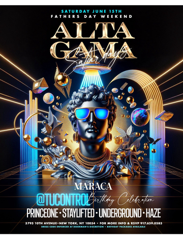 Event Alta Gama Saturdays Fathers Day Weekend At Maraca NYC