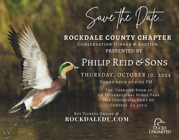 Event Rockdale County Sportsman Dinner presented by Philip Reid & Sons