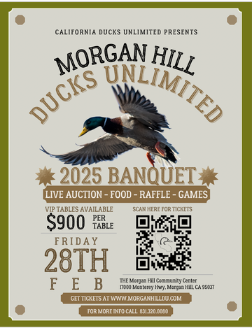 Event Morgan Hill Ducks Unlimited 2025 Banquet & Auction