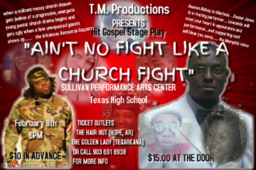 Event "AIN'T NO FIGHT LIKE A CHURCH FIGHT"