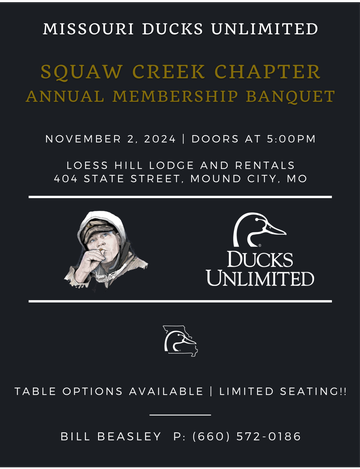 Event Squaw Creek Dinner - Mound City