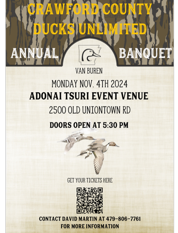 Event Crawford County DU 43rd Annual Membership Banquet - Van Buren