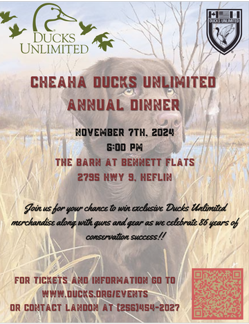 Event Cheaha Ducks Unlimited Dinner