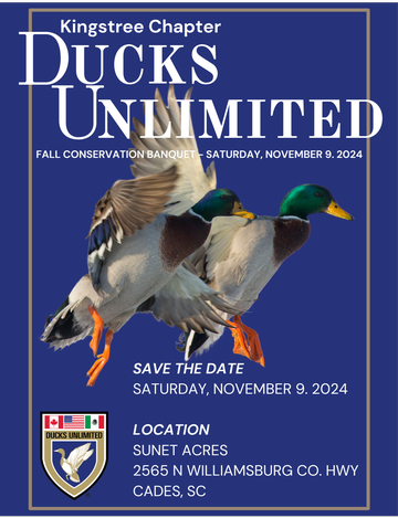 Event Kingstree Ducks Unlimited Annual Conservation Banquet