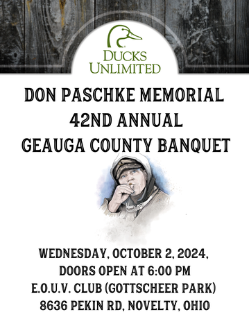 Event Don Paschke Memorial- Geauga County - Annual Banquet