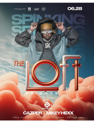 Event The Loft Fridays DJ Spinking Live At Repulica Rooftop