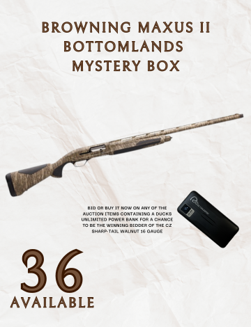 Event TNDU Browing Maxus II Bottomlands 12ga Mystery Box and More!