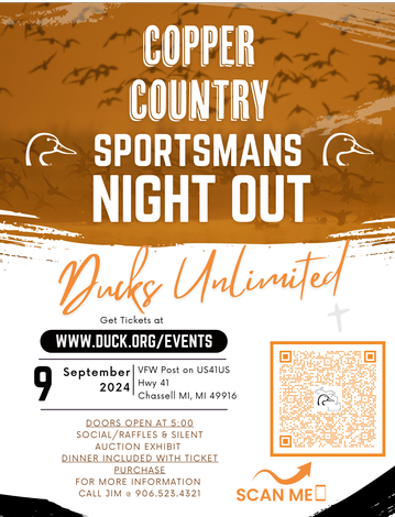 Event Copper Country Ducks Unlimited Sportsman's Night Out