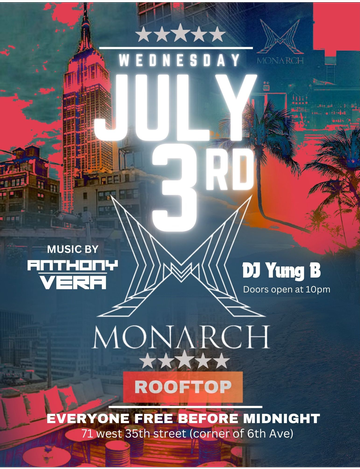 Event Pre July 4th Rooftop Party At Monarch Rooftop