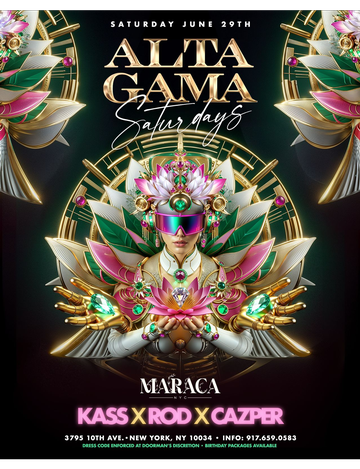 Event Alta Gama Saturdays At Maraca NYC
