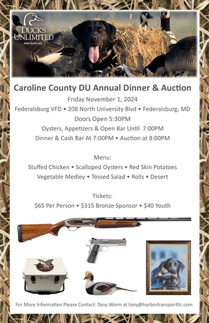 Event Caroline County DU Dinner & Auction