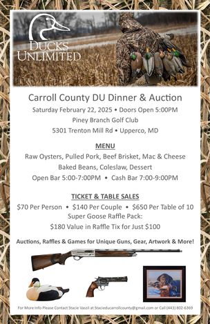 Event Carroll County DU Dinner & Auction