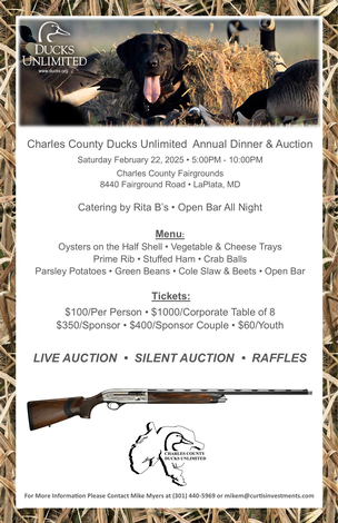 Event Charles County DU Annual Dinner & Auction