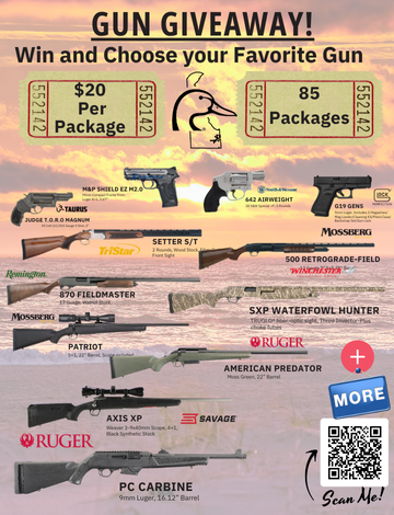 Event Delaware DU Gun Giveaway Banner Raffle