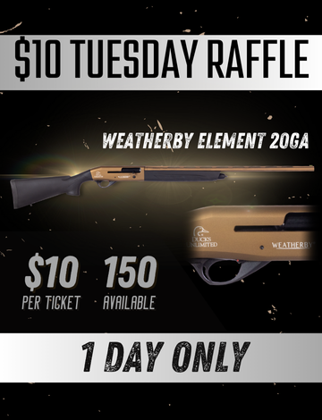 Event IDAHO DU $10 TUESDAY RAFFLE