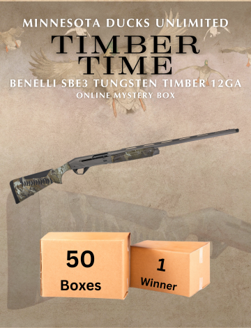 Event MNDU Timber Time Benelli SBE3 Mystery Box