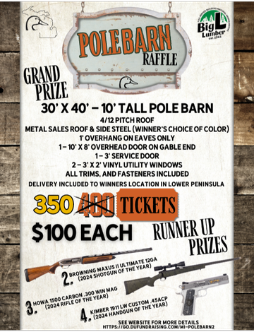 Event MI DU Pole Barn Raffle