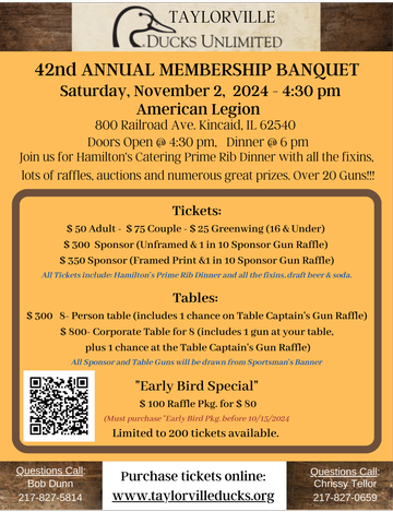 Event Taylorville 42nd Annual Membership Banquet