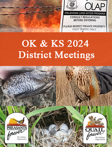 Event OK and Region 29 KS PFQF District Meetings for 2024