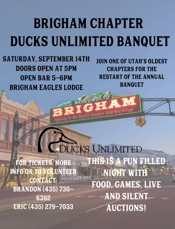 Event Brigham Chapter Ducks Unlimited Dinner