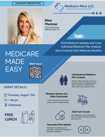 Event Medicare Mary LLC Seminar