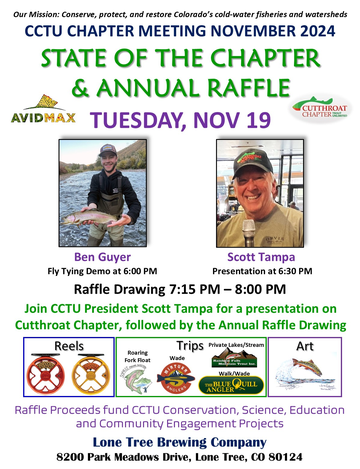 Event State of the Chapter & Annual Raffle - Nov 2024 CCTU Meeting