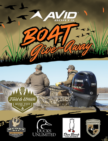 Event Field and Stream Music Fest - Avid Boat Give-A-Way