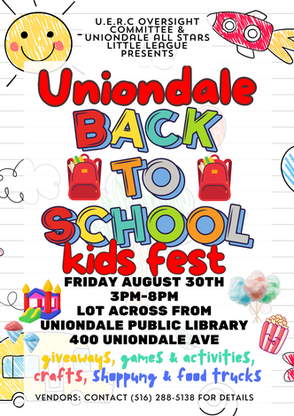 Event UNIONDALE BACK 2 SCHOOL KIDS FEST