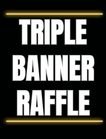 Event PADU Triple Banner Raffle