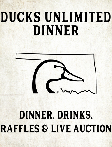 Event Kingfisher County Ducks Unlimited Dinner-Kingfisher
