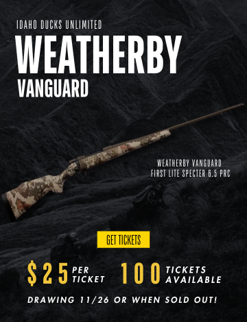 Event IDAHO DU WEATHERBY RAFFLE