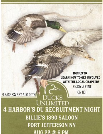 Event 4 Harbors DU Recruitment Night - Port Jefferson NY