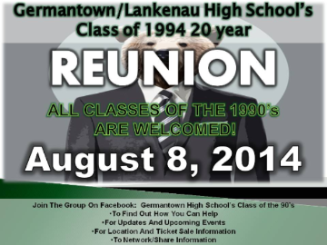 Event Germantown/Lankenau High School's Class Reunion