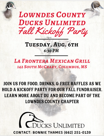 Event Lowndes County DU Fall Kickoff Party