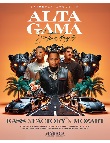 Event Alta Gama Saturdays At Maraca NYC