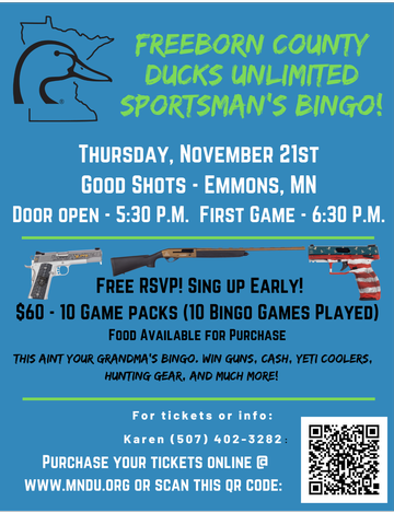 Event Freeborn County Gun Bingo (Emmons)