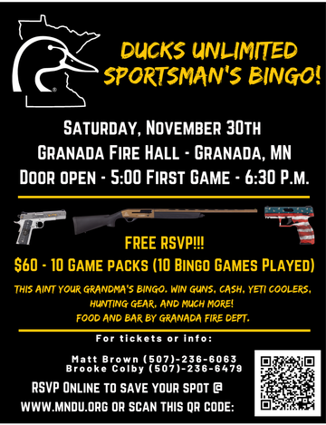 Event Southern MN Gun Bingo (Granada)