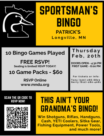 Event Northern Cass County Sportsman's BINGO!