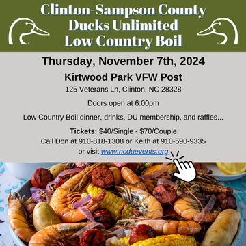 Event Clinton-Sampson County Low Country Boil