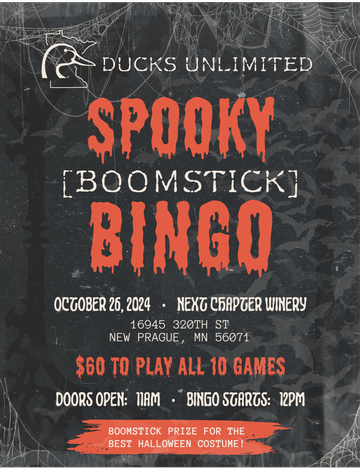 Event DU Spooky Boomstick Bingo! 