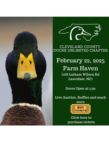 Event Cleveland County Ducks Unlimited Dinner