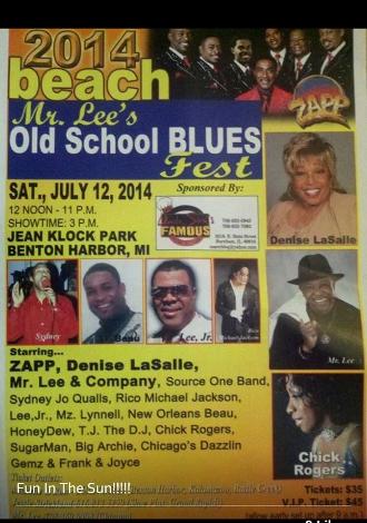 Event Mr. Lee's Soul Blues Beach Fest
