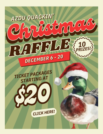 Event AZDU QUACKIN' CHRISTMAS RAFFLE